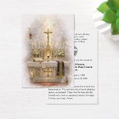 Catholic Priest Funeral Memorial Prayer (Bureau)