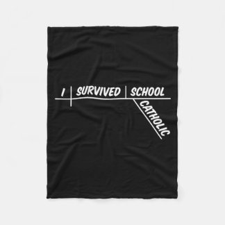 Catholic School Overleefd Diagrammen van Zinnen Fleece Deken