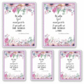 Catholic St. Catherine of Siena Famous Quote Sticker (Voorkant)