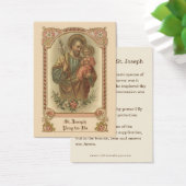 Catholic St. Joseph Memorare Prayer Holy Cards (Bureau)