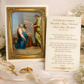 Catholic Wedding Prayer Betrothal Mary Joseph Visitekaartje