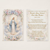 Catholic Wedding Prayer – Our Lady of Grace (Devant & derrière)