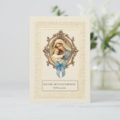 Catholicisme Baptême Souvenir Carte Sainte (Debout devant)