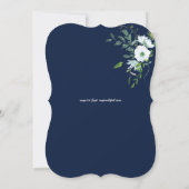 Catholique 1er anniversaire Invitation aquarelle F (Dos)