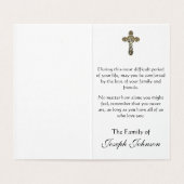 Catholique Condolence Merci Cartes (Inside Unfolded)