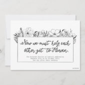 Catholique Enregistrer La Carte Date (Devant)