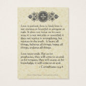 Catholique Enregistrer les cartes de mariage de la (Dos)