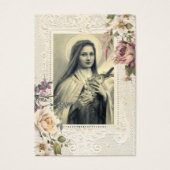 Catholique Funérailles Florale St Therese Prière (Devant)