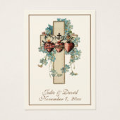 Catholique Jésus-Marie Joseph Carte de Faveur Mari (Devant)