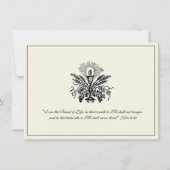 Catholique Jésus Première communion Invitations (Dos)