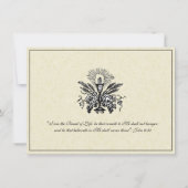 Catholique Jésus Première communion Invitations (Dos)