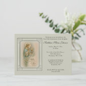 Catholique Jésus Première communion Invitations (Debout devant)