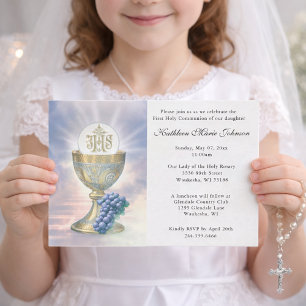 Catholique Jésus Première communion Invitations