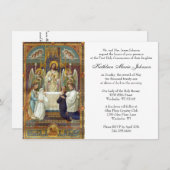 Catholique Jésus Première communion Invitations (Devant / Derrière)