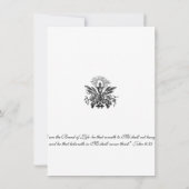 Catholique Jésus Première communion Invitations (Dos)