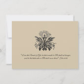 Catholique Jésus Première communion Invitations (Dos)