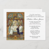 Catholique Jésus Première communion Invitations (Devant / Derrière)