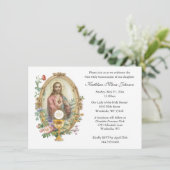 Catholique Jésus Première communion Invitations (Debout devant)