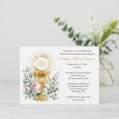 Catholique Jésus Première communion Invitations fl (Debout devant)