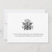 Catholique Jésus Première communion Invitations fl (Dos)