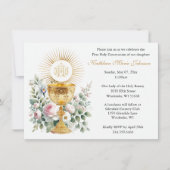 Catholique Jésus Première communion Invitations fl (Devant)