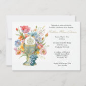 Catholique Jésus Première communion Invitations fl (Devant)