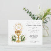 Catholique Jésus Première communion Invitations fl (Debout devant)