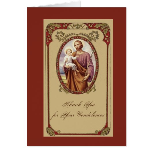 Catholique Jésus Sympathie Carte Sainte Merci (Devant)