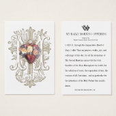 Catholique Le Matin Offrant La Prière (Devant & derrière)