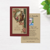 Catholique Marie - Prière commémorative Carte Sain (Bureau)