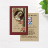 Catholique Marie - Prière commémorative Carte Sain (Bureau)