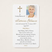 Catholique Perte Saint Rosaire Prière Sympathy Car (Dos)