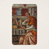 Catholique Perte St Augustine Prière Cartes de Sym (Devant)