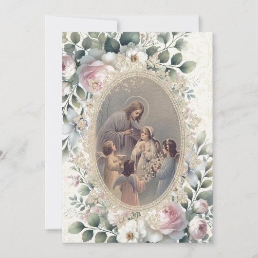 Catholique Première Communion Invitation (Devant)