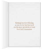 Catholique Première Sainte Communion Jésus Enfant (Intérieur (Droit))