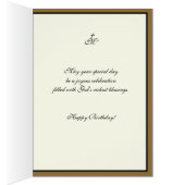 Catholique Prêtre Anniversaire Prière serveur aute (Intérieur (Droit))