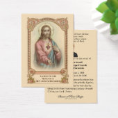 Catholique Prêtre Jésus Funéraire Carte Sainte (Bureau)