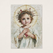 Catholique prière commémorative Jésus carte (Devant)