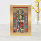Catholique Prière traditionnelle Première carte de (Fleur jaune)
