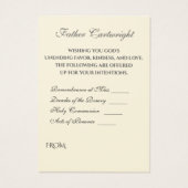 Catholique Saint-Joseph Bouquet spirituel Cartes s (Dos)