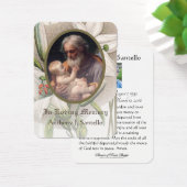 Catholique Saint Joseph Prière Carte Sainte (Bureau)