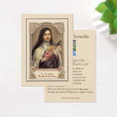 Catholique Therese Funeral Memorial Prière Carte S (Bureau)