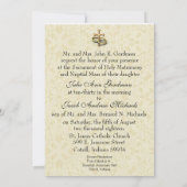 Catholique traditionnelle Faire-part de mariage nu (Dos)