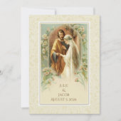 Catholique traditionnelle Faire-part de mariage nu (Devant)