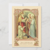 Catholique traditionnelle Faire-part de mariage nu (Devant)