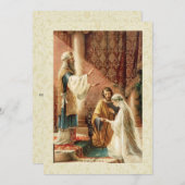 Catholique traditionnelle Faire-part de mariage nu (Devant / Derrière)