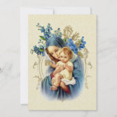 Catholique Vierge Marie - Carte de prière Jésus (Devant)