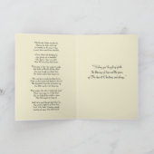 Catholique Vierge Marie Jésus Carte Florale (Intérieur)