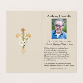 Catholique Vierge Marie Prière Carte Sainte (Intérieur déplié)