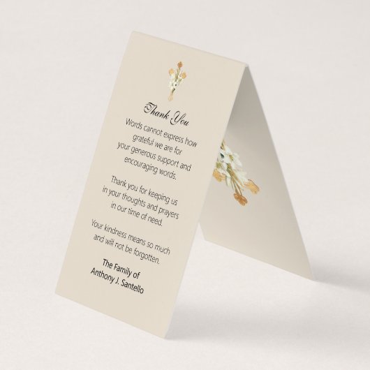 Catholique Vierge Marie Prière Carte Sainte (Dos)